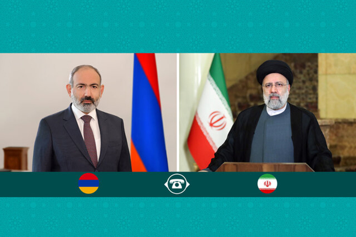 رئیسی در پاسخ به تماس تلفنی نخست‌ وزیر ارمنستان: ایران هیچگونه تغییر در جغرافیای سیاسی منطقه را نمی‌پذیرد