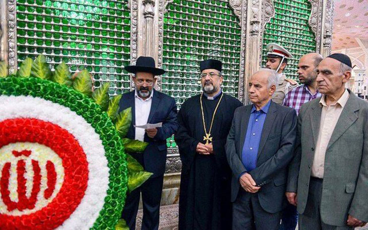 ادای احترام نمایندگان ادیان الهی به مقام شامخ امام خمینی (ره)