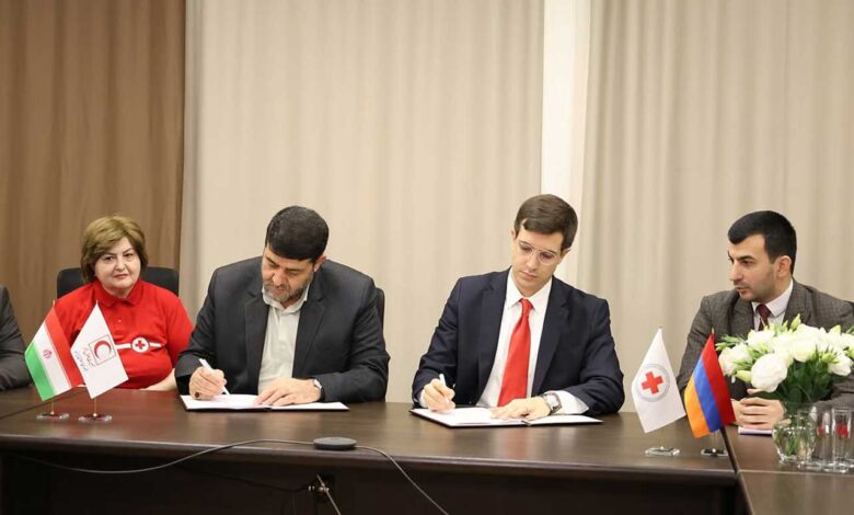 امضای تفاهم‌نامه میان هلال‌احمر ایران و صلیب سرخ ارمنستان / آغاز همکاری‌های جدید برای توسعه خدمات انسانی، امدادی و آموزشی میان دو جمعیت ملی