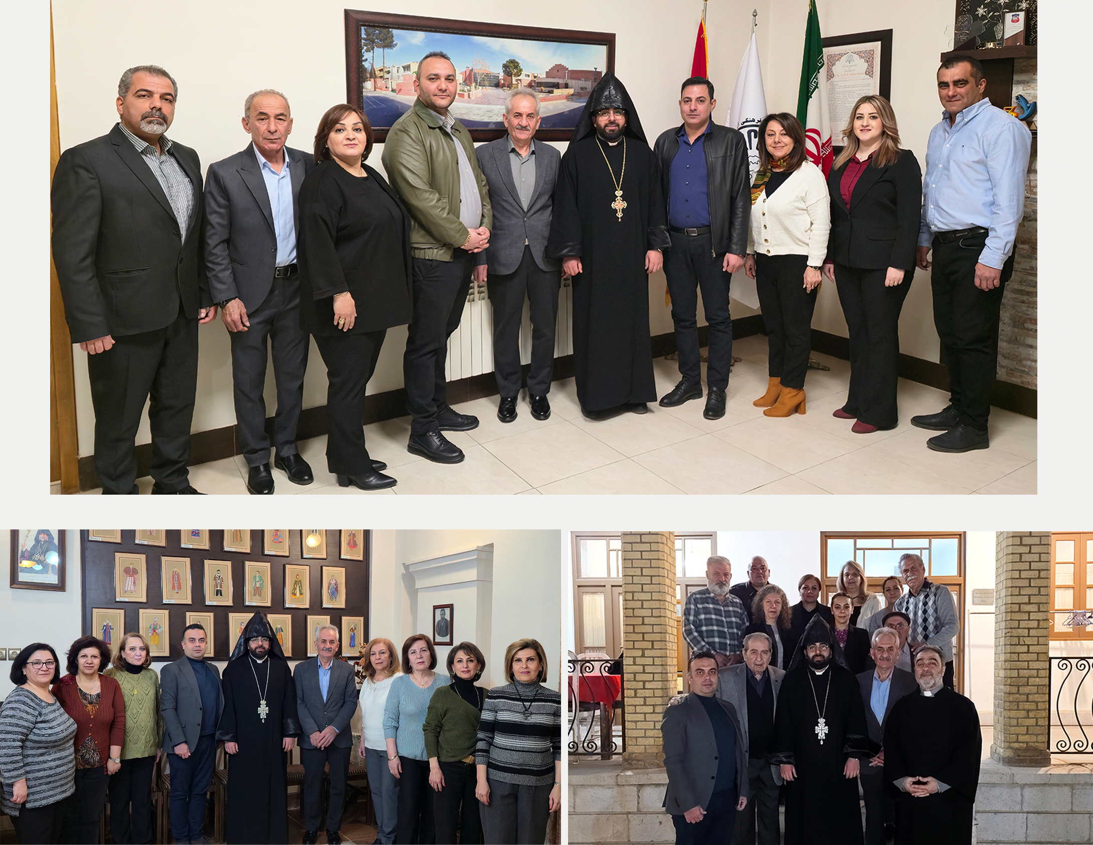 ՍՀԹ առաջնորդական տեղապահ հոգ. Տ. Արտաւազդ վրդ. Շարոյեանն այցելեց Նոր Ջուղայի միութիւններ